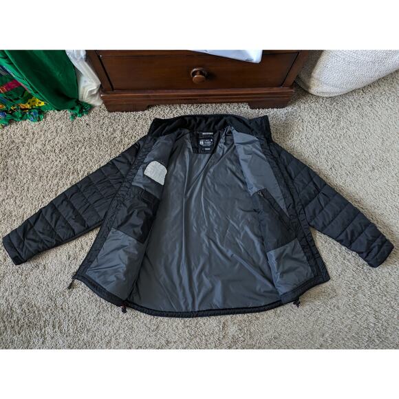 Carhartt Puffer Jacket Women L Black Rain Defender Relaxed Fit Workwear 0J2208-W - Picture 7 of 10